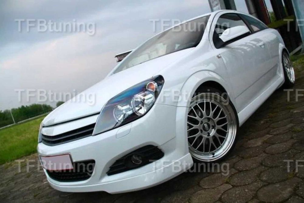 Prelungire bara fata spoiler lip OPEL ASTRA H GTC TWINTOP CABRIO OPC