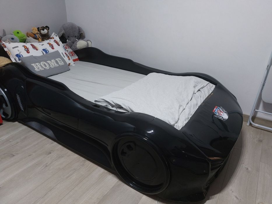 Donez pat copil in forma de masinuta