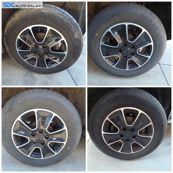 Set 4 Jante Roti Aliaj 5x114.3 CB 66.1 215 65 16 R16 cu Anvelope Vara Dot 2023-2024 Nissan X Trail T30 2000 - 2007 [Q7468]