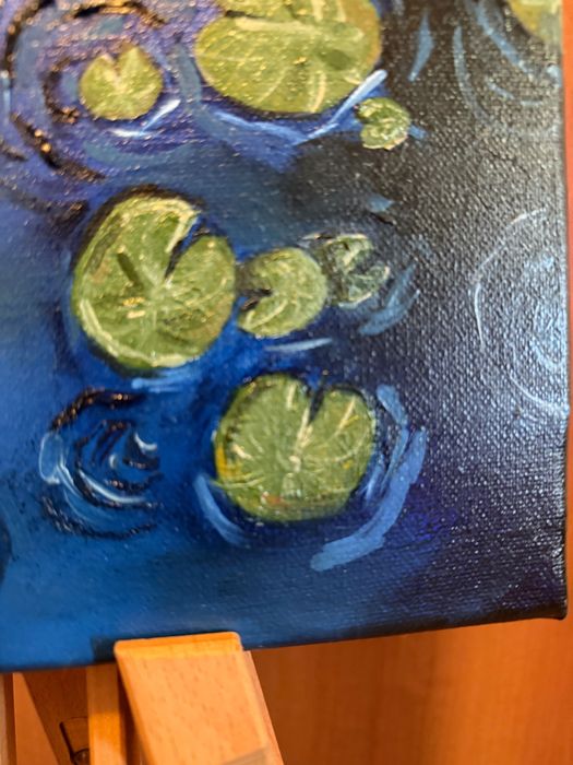 Българска Картина “Нощно езеро”