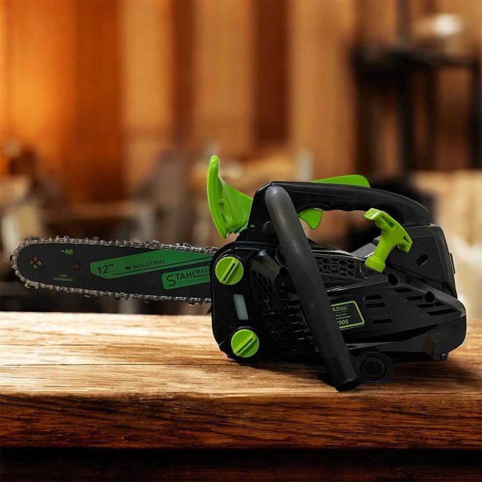 НЕМСКА Мини Бензинова Резачка За Кастрене STAHLMAYER 25cc + ЛЕД ФЕНЕР