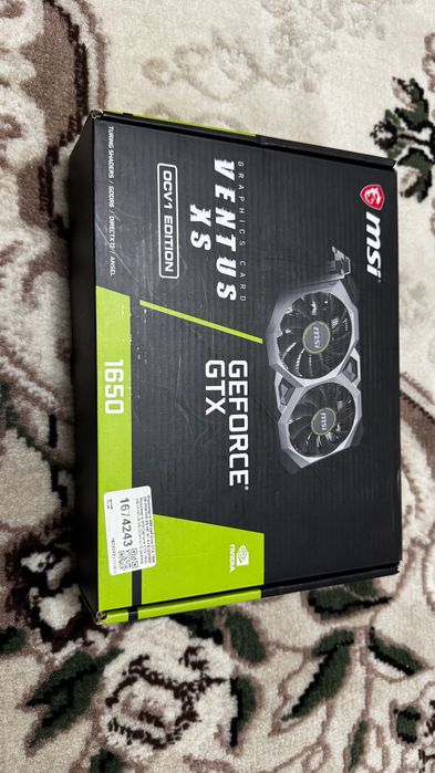 Видеокарта MSI GeForce GTX 1650