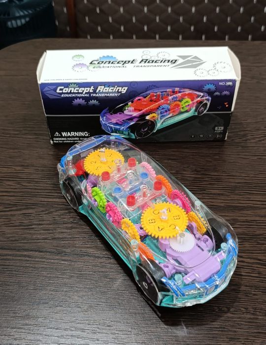 Машинки с шестерёнками музыкальные