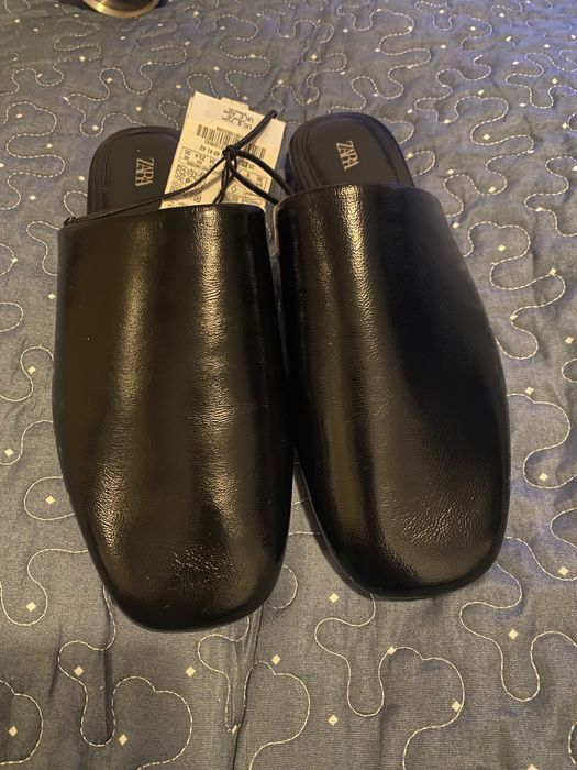 кожени джапанки zara