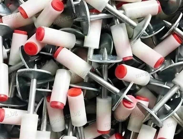 Професионални Стоманени Пирони 100бр за Пистолет за Нитове