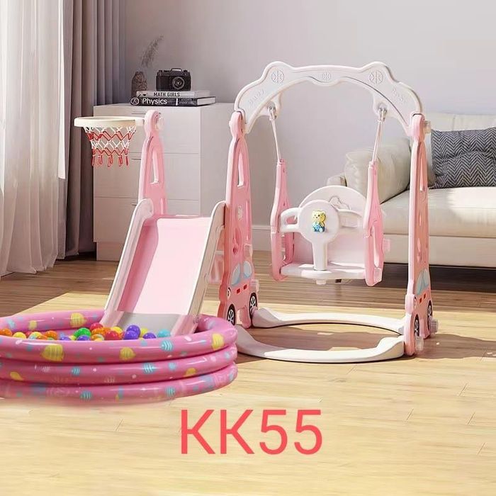 игровая качелья горка сухой бассейн