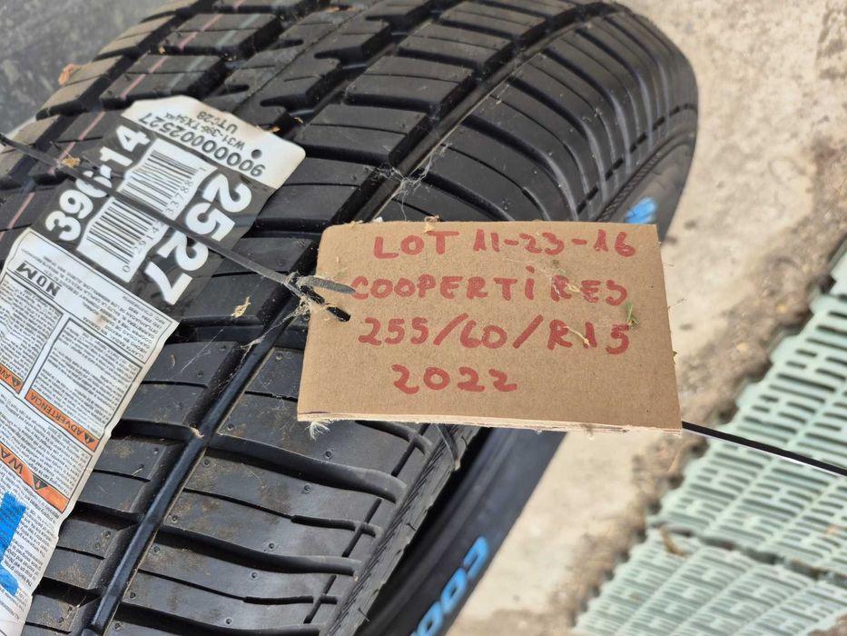cauciuc m+s coopertires - 255/60r15 - 2022 - lot 11-23-16