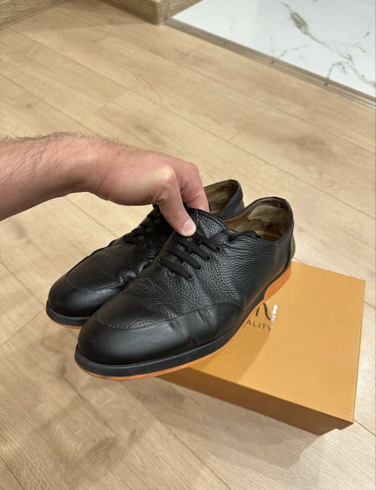 Мужские кожаные туфли Sman