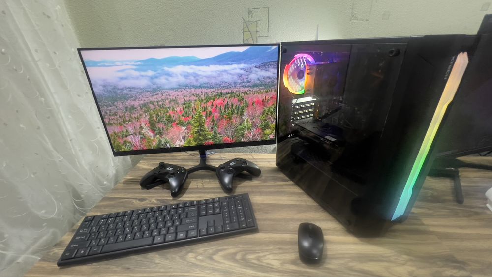 Продаётся RGB Мощный Дизайнерский и Геймерский Комлект 2020-24