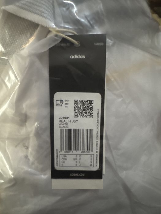 Adidas Real Madrid tricou oficial, marimea S, nou, sigilat