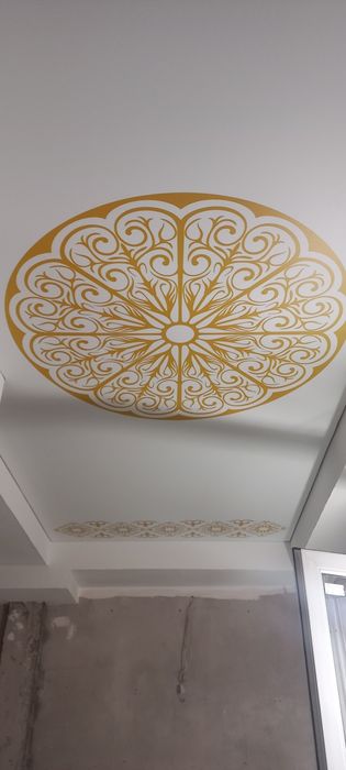 Установка натяжных потолков