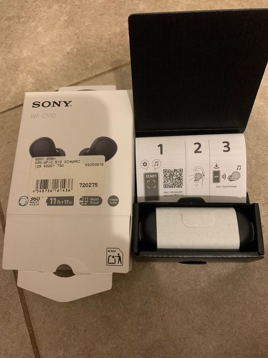 Căști In-Ear Sony WF-C510 True Wireless – NOI (Desigilate doar pentru probă)