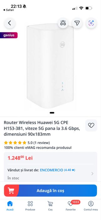 Router 5g nou sigilat