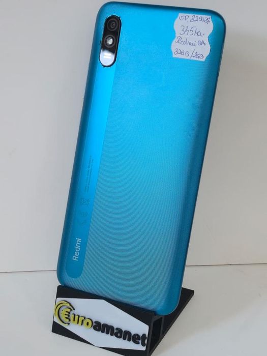 Telefon mobil Xiaomi Redmi 9A, Dual SIM, 32GB, 4G, Peacock Green -P-