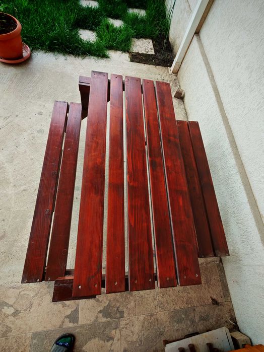 Masa gradina cu banca transformabila
