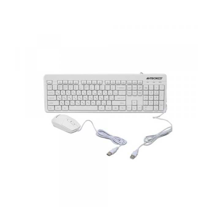 | Клавиатура Комплект keyboard and mouse Combo Avtech Pro C302