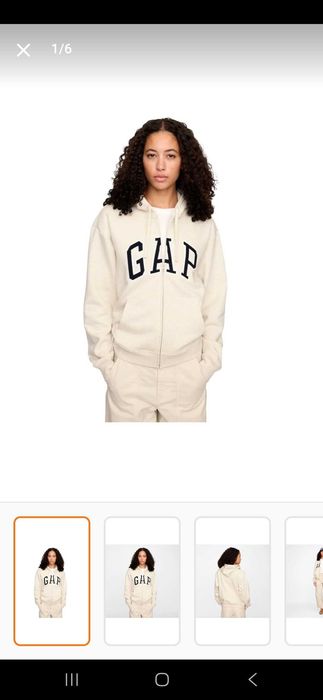 Costum, hoodie și pantaloni cargo de damă Gap