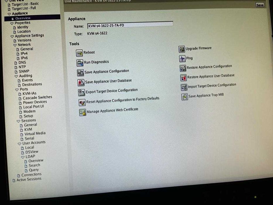 Monitor Rack Console 43cm 17 tft lcd rc25 fujitsu