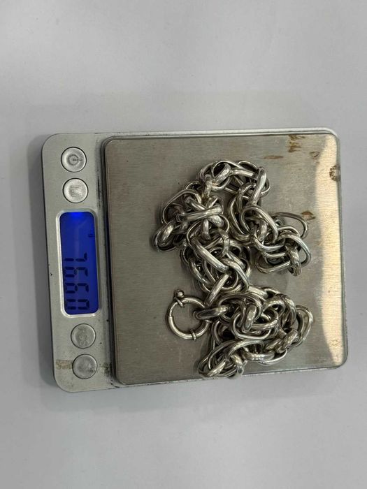 Сребърен ланец 76,60 г