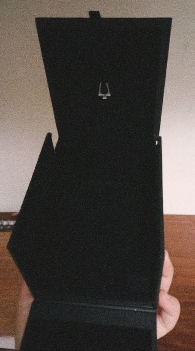 Bulova оригинальная коробка/кейс от часов, матовый черный, классика