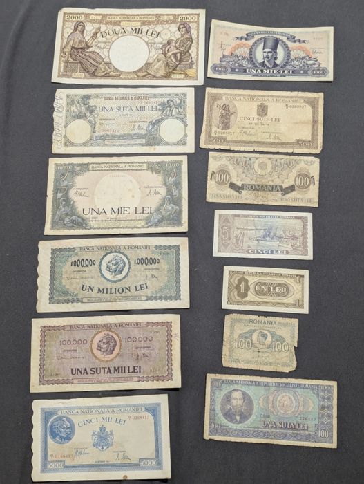 Bancnote vechi Romania, Germania și Austro Ungaria