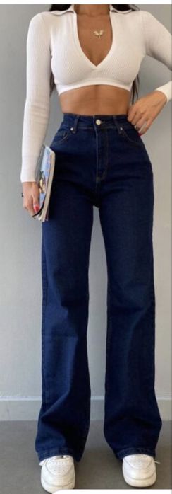 Сини широки дънки Bark