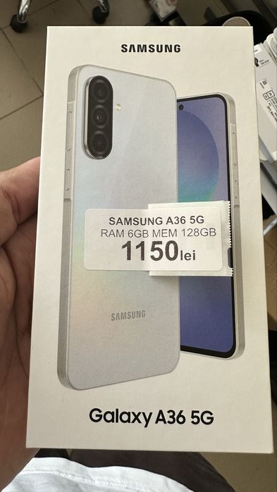 Samsung a36 5g. NOU la cutie