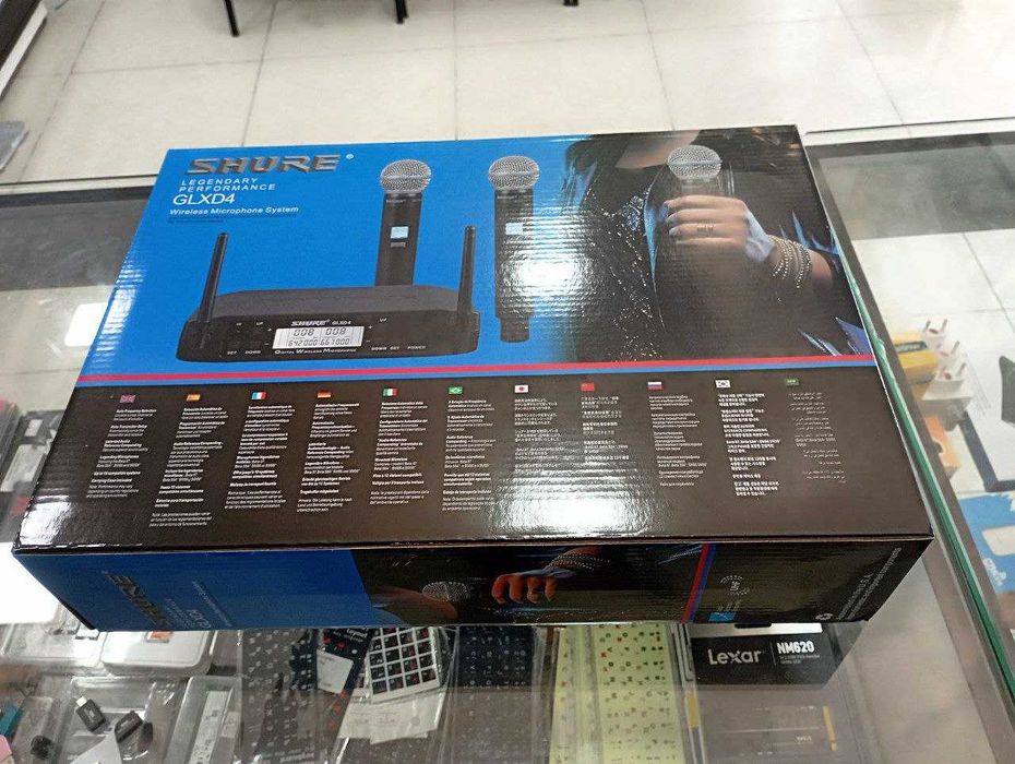 Shure GLXD4 BETA58A iktalik Chamadonlik