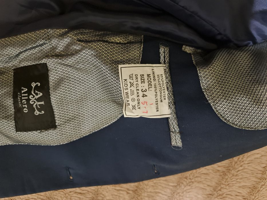 Пиджак синий на рост 134-140