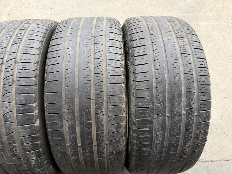 4бр. ЗИМНИ Гуми С Борд 265/40R/21 -PIRELLI- DOT:0122- 5.0мм.+3.8мм. *80€ За Комплект*
