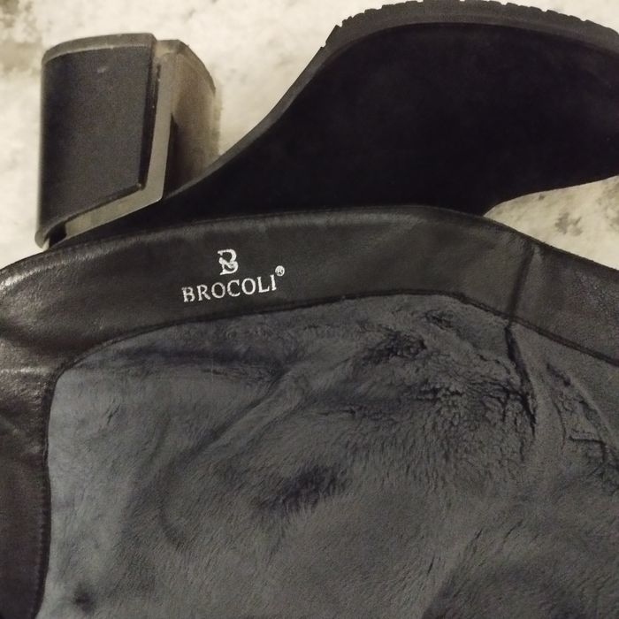 Сапоги замшевые, зимние