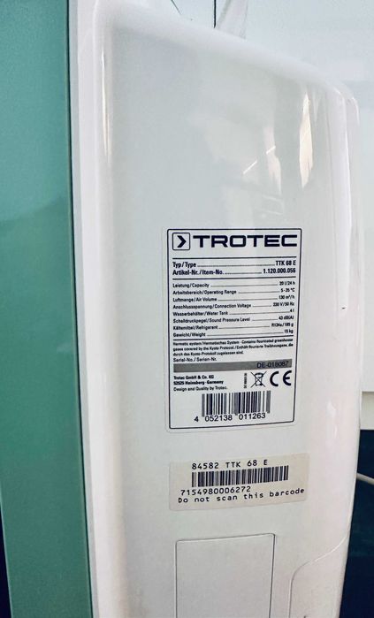 Нов Влагоабсорбатор Trotec TTK 68 E