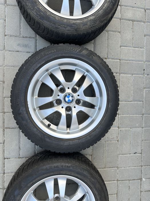 Set roti iarna BMW jante + anvelope 205 55 R16