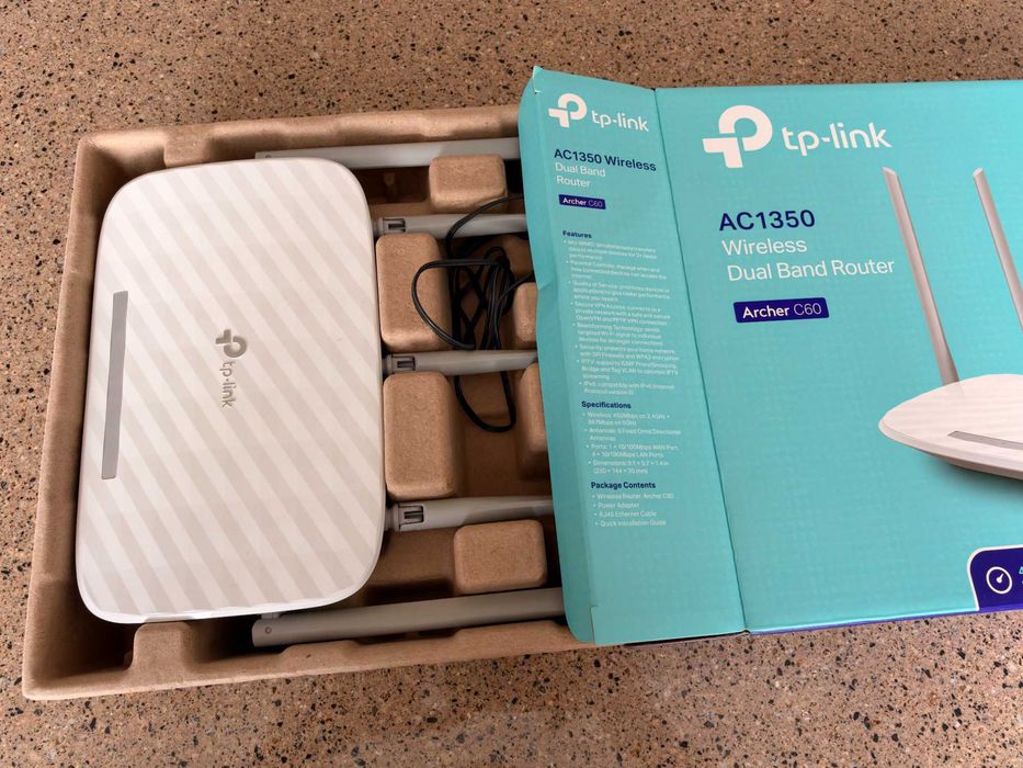 Wi-Fi Рутер TP-Link Archer AC1350 (C60)