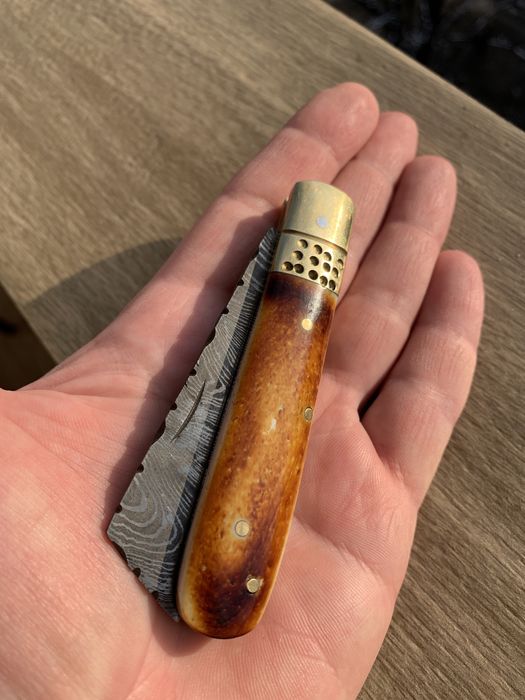 Сгъваемо ножче ръчно изработено