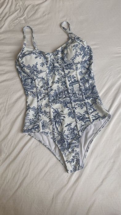 Купальник Dior голубой