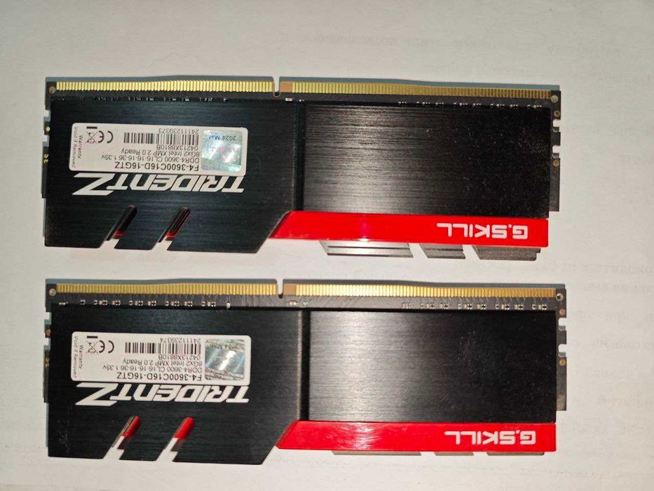 ОЗУ TridentZ DDR4 16Gb(8*2) CL16 топ тайминги