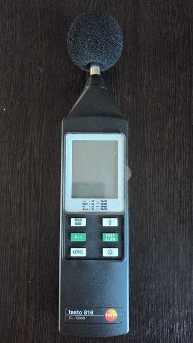 Шумомер Testo 816 для СБКТС лаборатории