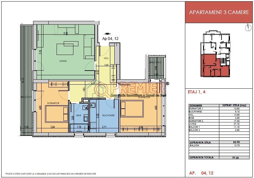 Apartament 3 Camere - Postalionului - Sector 4