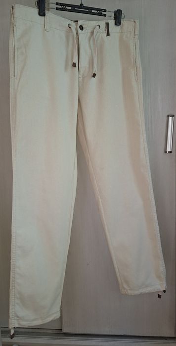 Брюки из льна от INDICODE Jeans