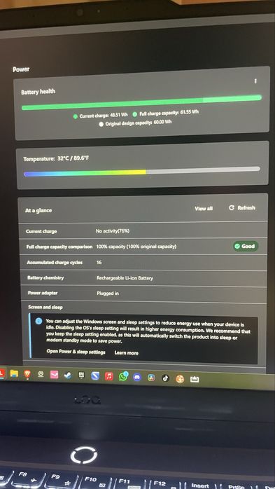 Lenovo LOQ 15.6" - Ca NOU (16 cicluri) - RTX 3050 6GB - 24GB RAM - Garanție Altex