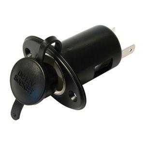 Priza auto simpla Carpoint 12V max. 10A suplimentara cu capac protector, diametrul interior 22mm, 1 buc