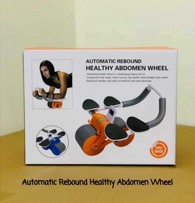 Тренировъчно колело с лакътни подложки за упражнения за корем.мускули