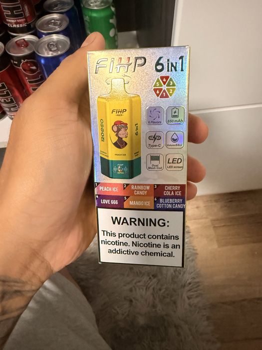 Vape 6 arome diferite intruna singura