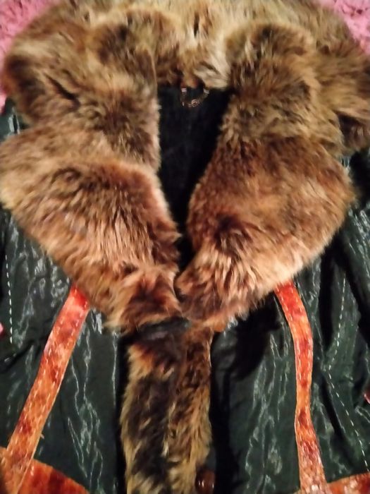 Дубленка парка зимняя