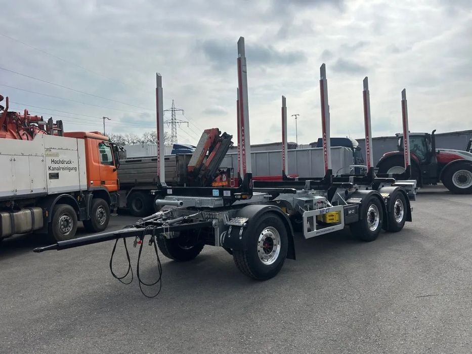 Alta Remorca busteni,3 axe,DuraBright, 4 perechi racoante, Factura externa Remoirca busteni, 4850 kg, Jante Aliaj, factura externa