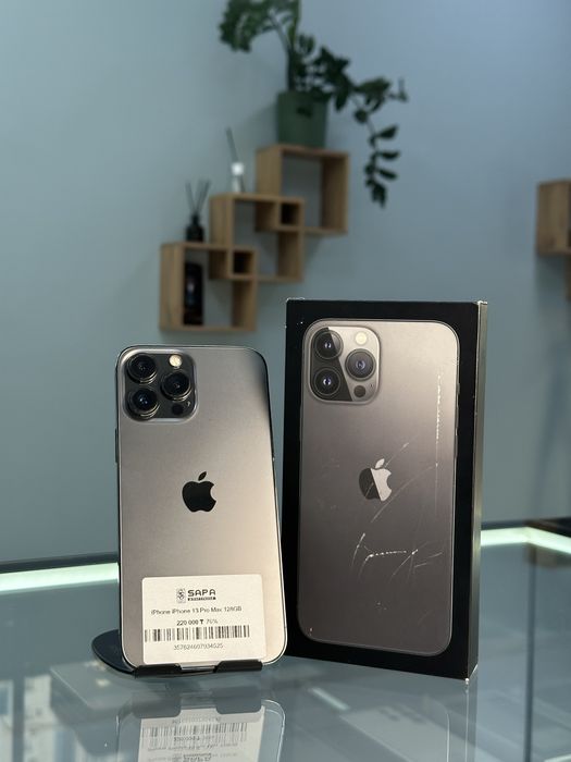 айфон 13 про макс черный 76%