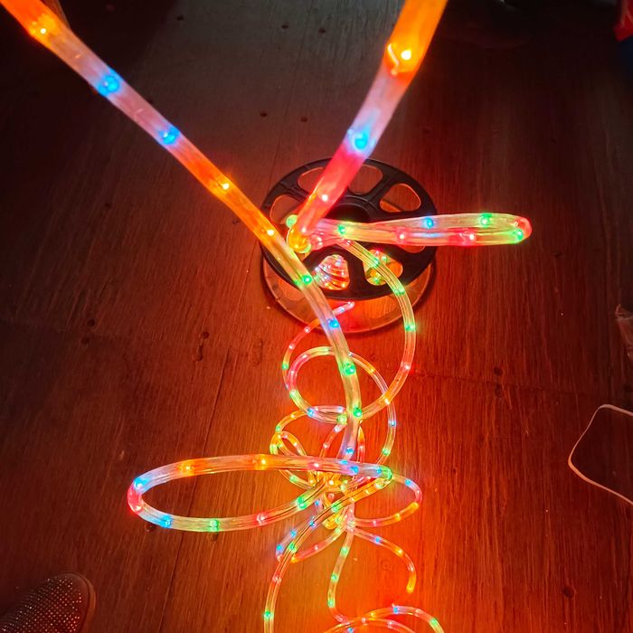 Дюралайт галогеновый. Светодиодный