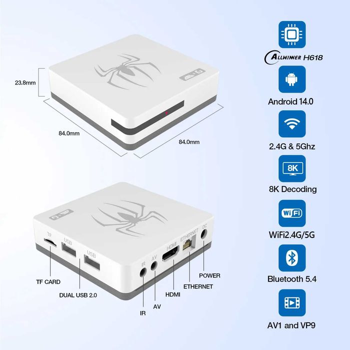 *Нова G7 Android 14 128GB 4GB 40,000 игри 15000 канала фил tv Game box