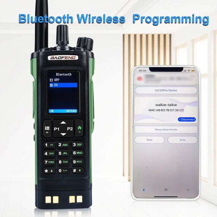 Радиостанция Baofeng UV-32 Air Band 10W GPS